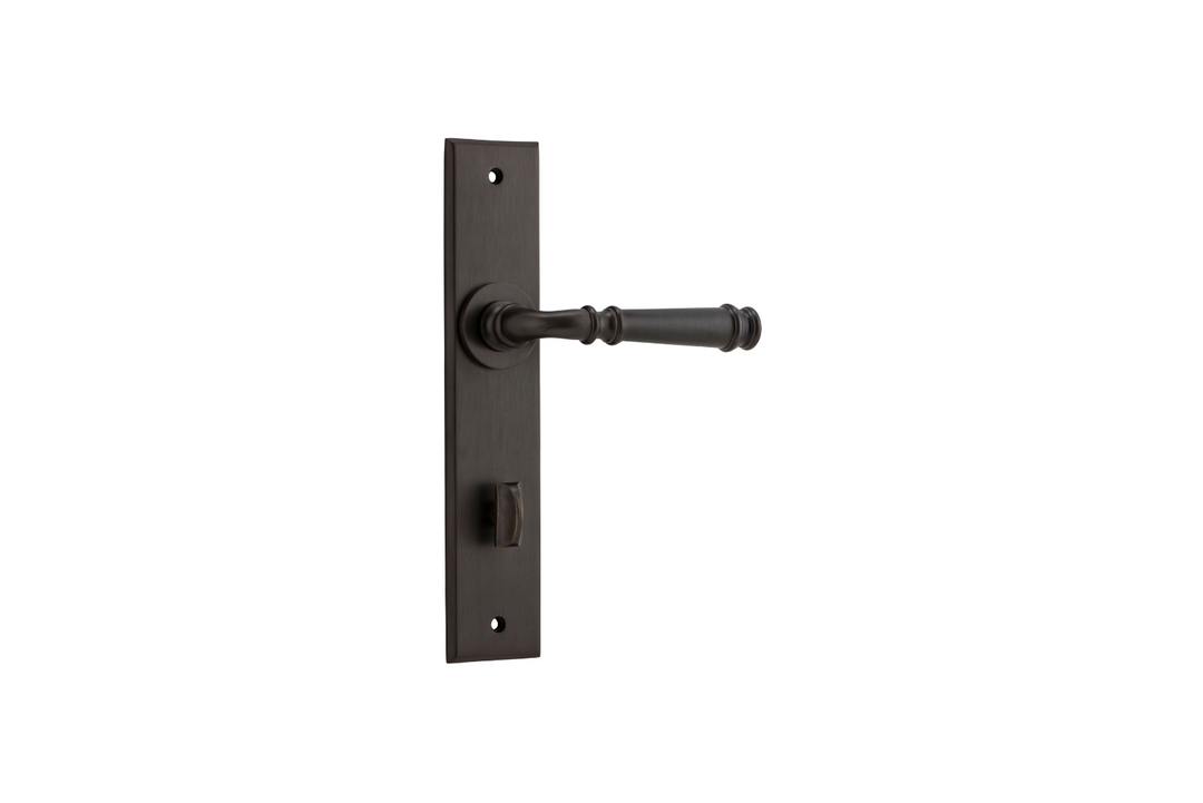 Verona Lever Chamfered Signature Brass