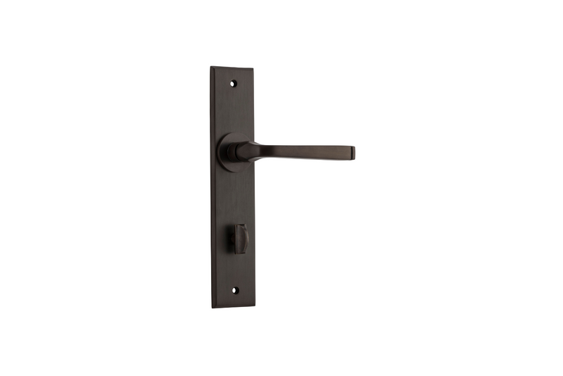Annecy Lever Chamfered Signature Brass