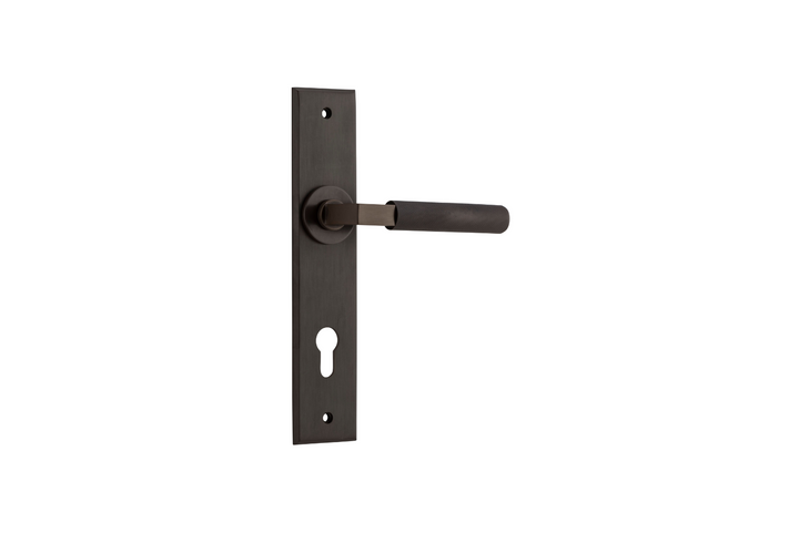 Brunswick Lever Chamfered Signature Brass