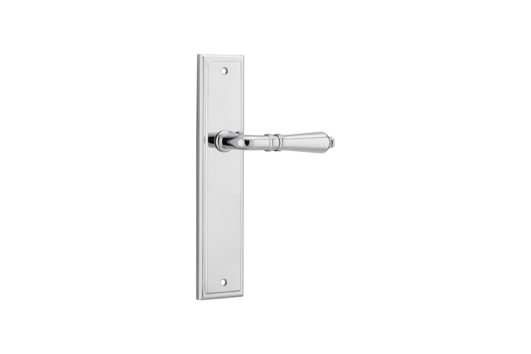 Sarlat Lever Stepped Polished Chrome