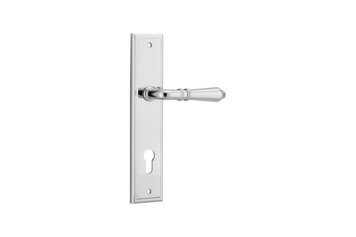 Sarlat Lever Stepped Polished Chrome