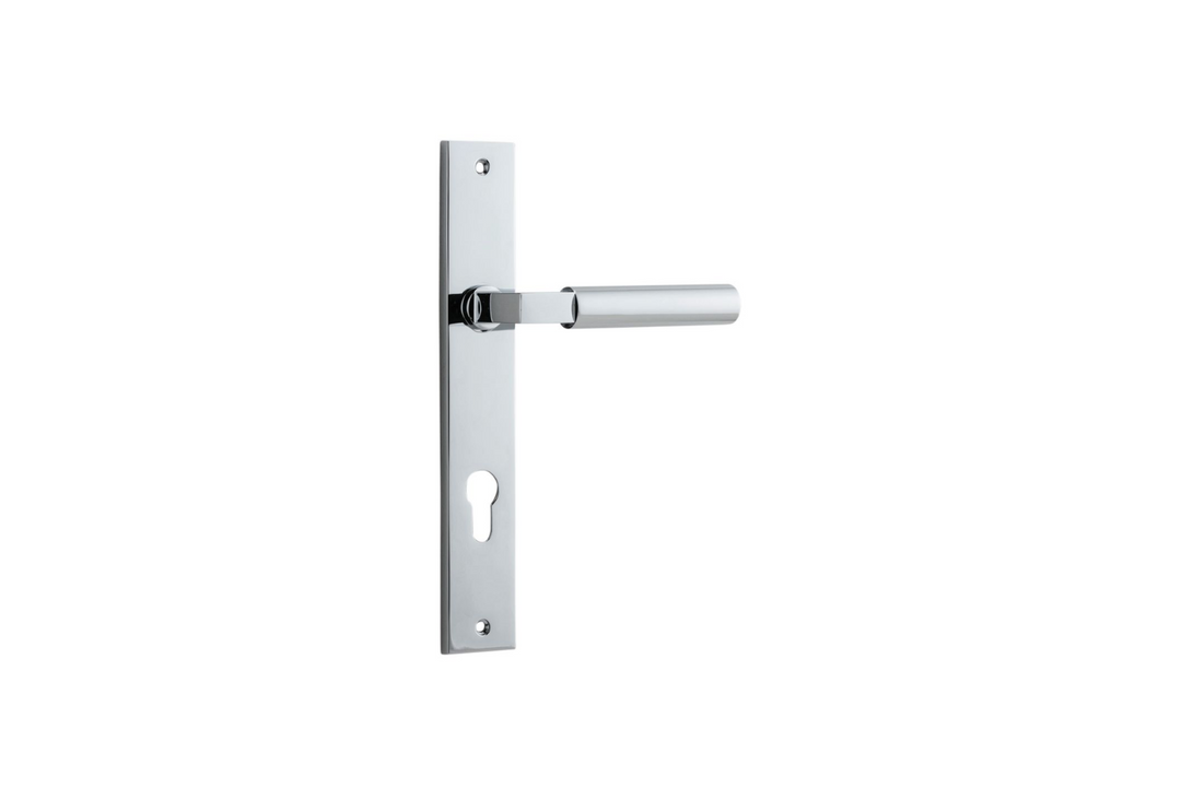 Berlin Lever Rectangular Polished Chrome