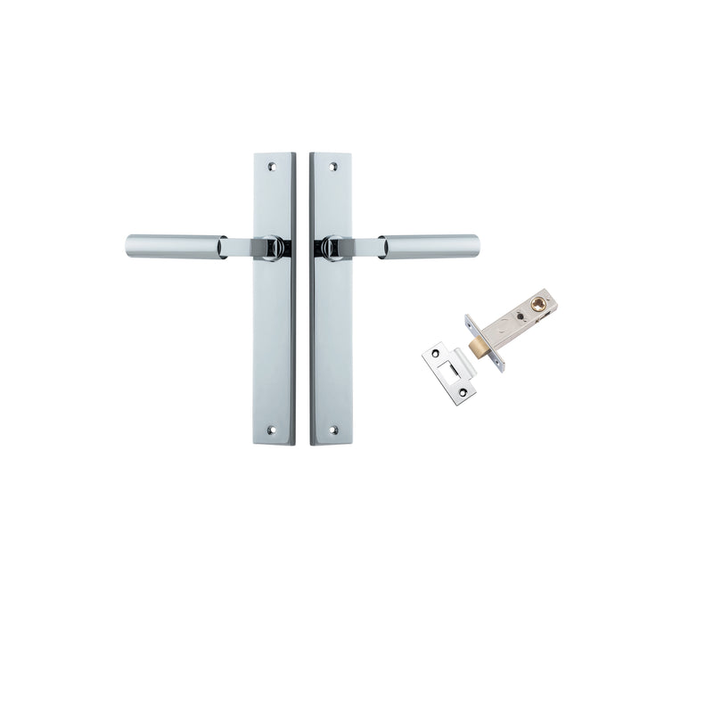 Berlin Lever Rectangular Polished Chrome Passage Kit