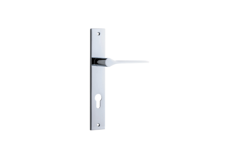 Como Lever Rectangular Polished Chrome