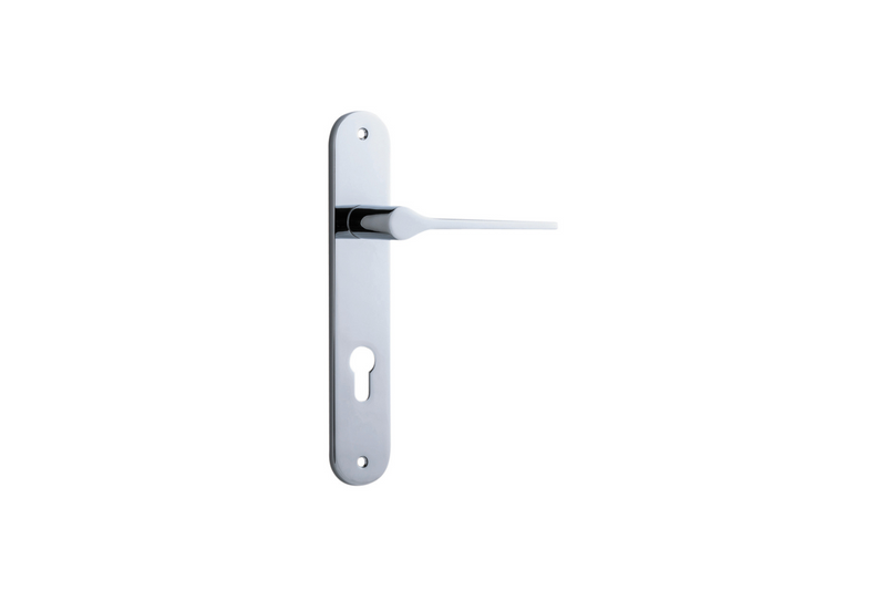 Como Lever Oval Polished Chrome