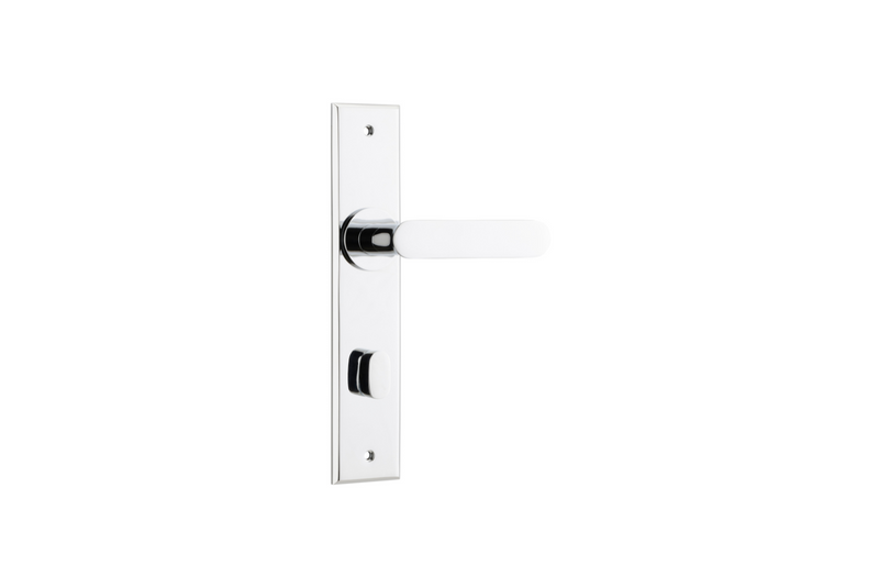 Bronte Lever Chamfered Polished Chrome