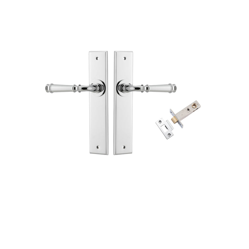 Verona Lever Chamfered Polished Chrome Passage Kit