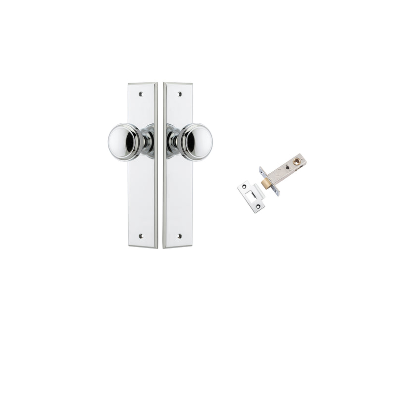 Paddington Knob Chamfered Polished Chrome Passage Kit