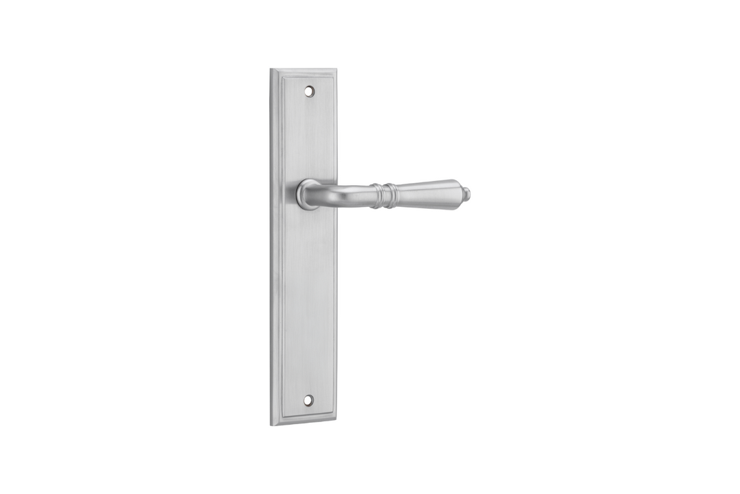 Sarlat Lever Stepped Brushed Chrome