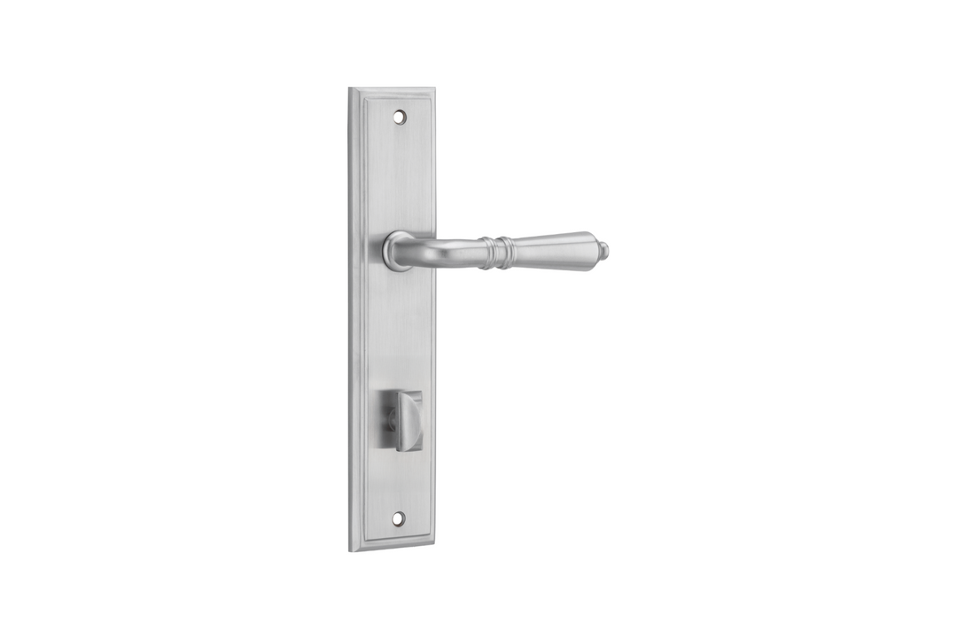 Sarlat Lever Stepped Brushed Chrome