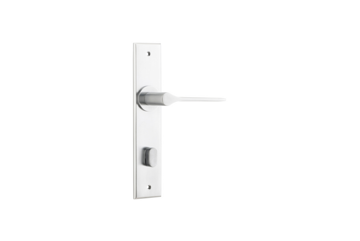Como Lever Chamfered Brushed Chrome