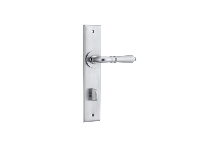 Sarlat Lever Chamfered Brushed Chrome