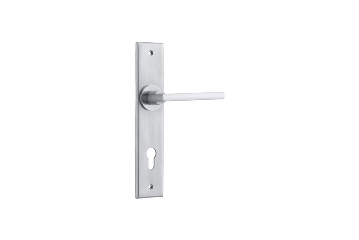 Baltimore Lever Chamfered Brushed Chrome