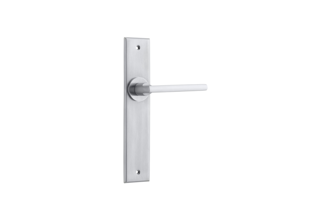 Baltimore Lever Chamfered Brushed Chrome