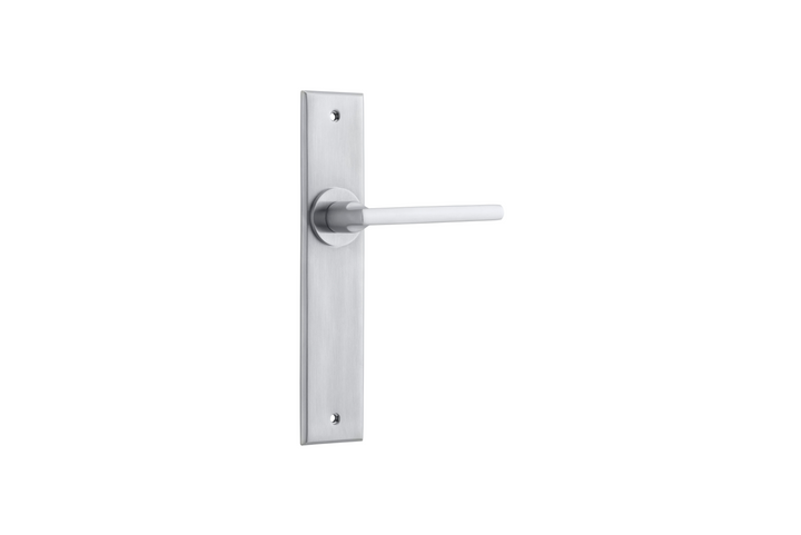 Baltimore Lever Chamfered Brushed Chrome