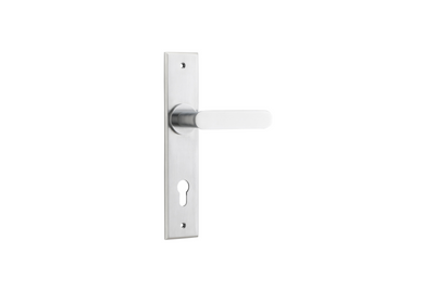 Bronte Lever Chamfered Brushed Chrome