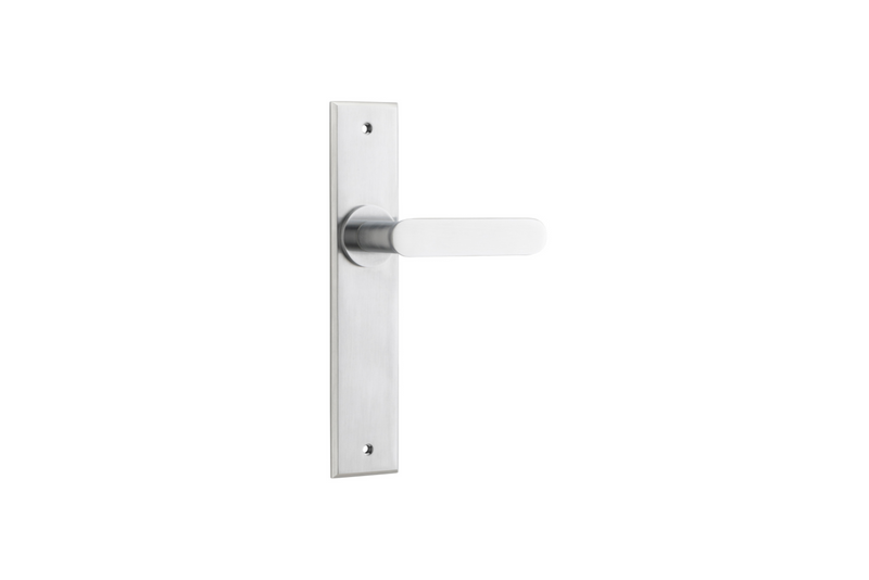 Bronte Lever Chamfered Brushed Chrome