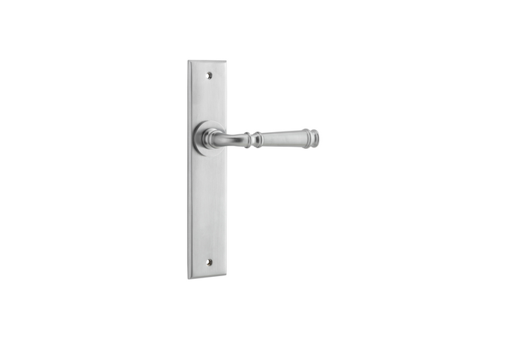 Verona Lever Chamfered Brushed Chrome