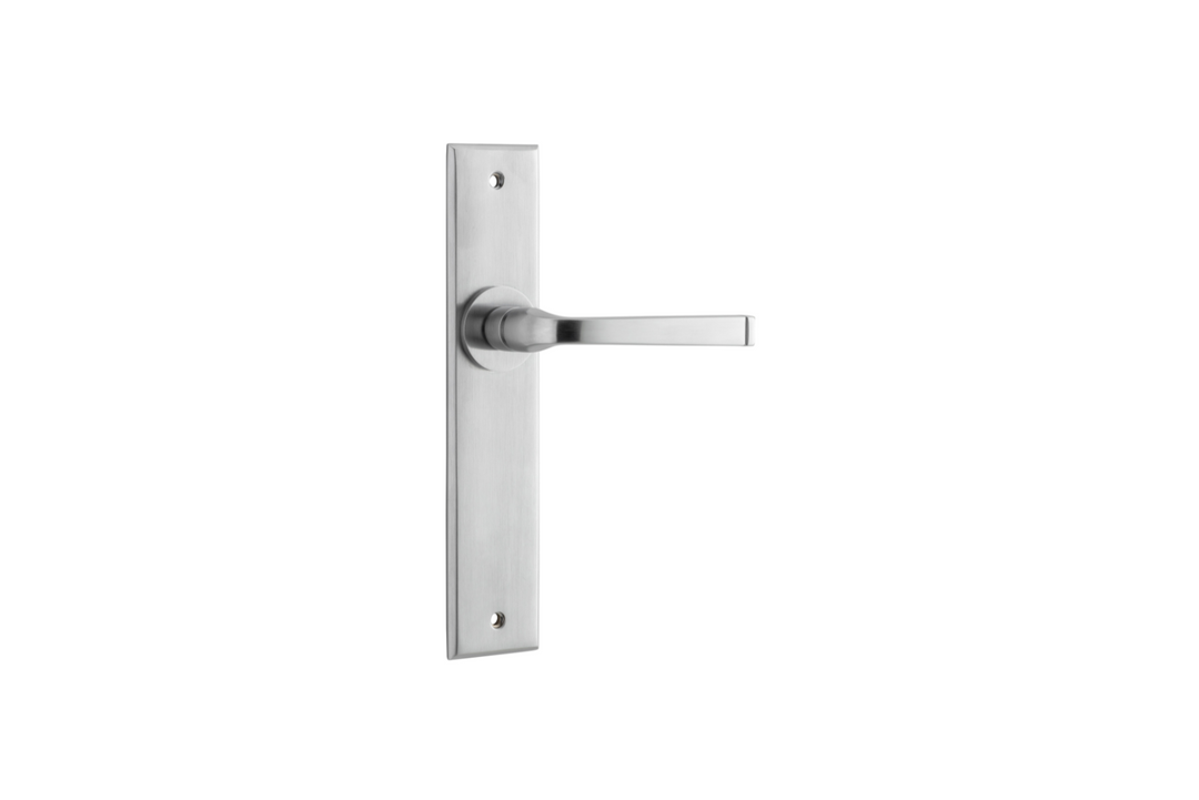 Annecy Lever Chamfered Brushed Chrome