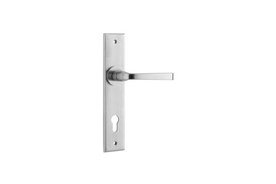 Annecy Lever Chamfered Brushed Chrome