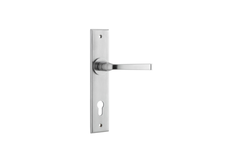 Annecy Lever Chamfered Brushed Chrome