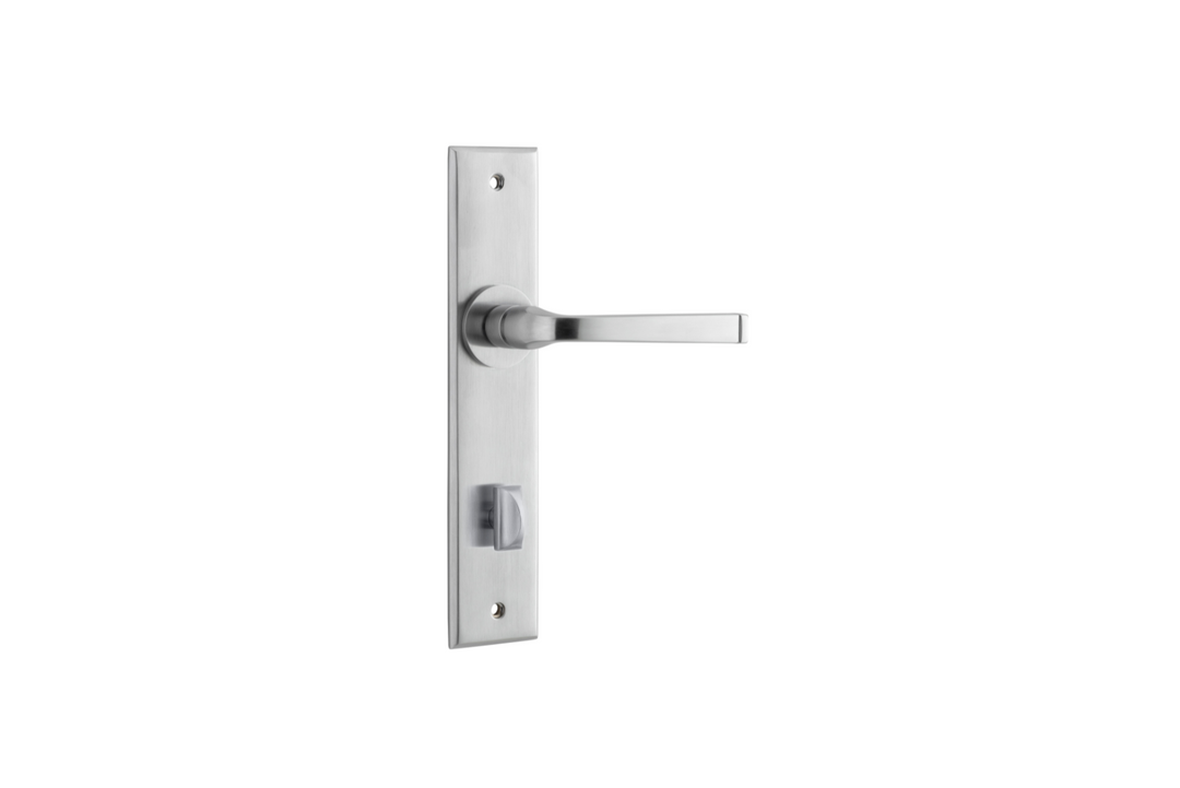 Annecy Lever Chamfered Brushed Chrome