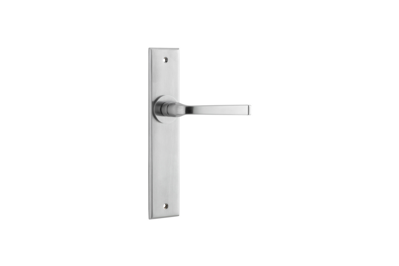 Annecy Lever Chamfered Brushed Chrome