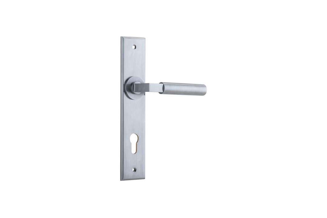 Berlin Lever Chamfered Brushed Chrome