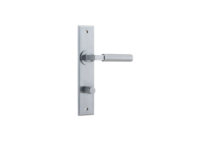Berlin Lever Chamfered Brushed Chrome
