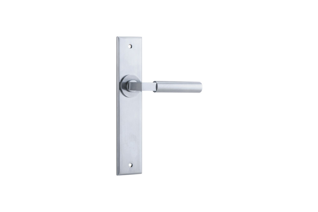 Berlin Lever Chamfered Brushed Chrome
