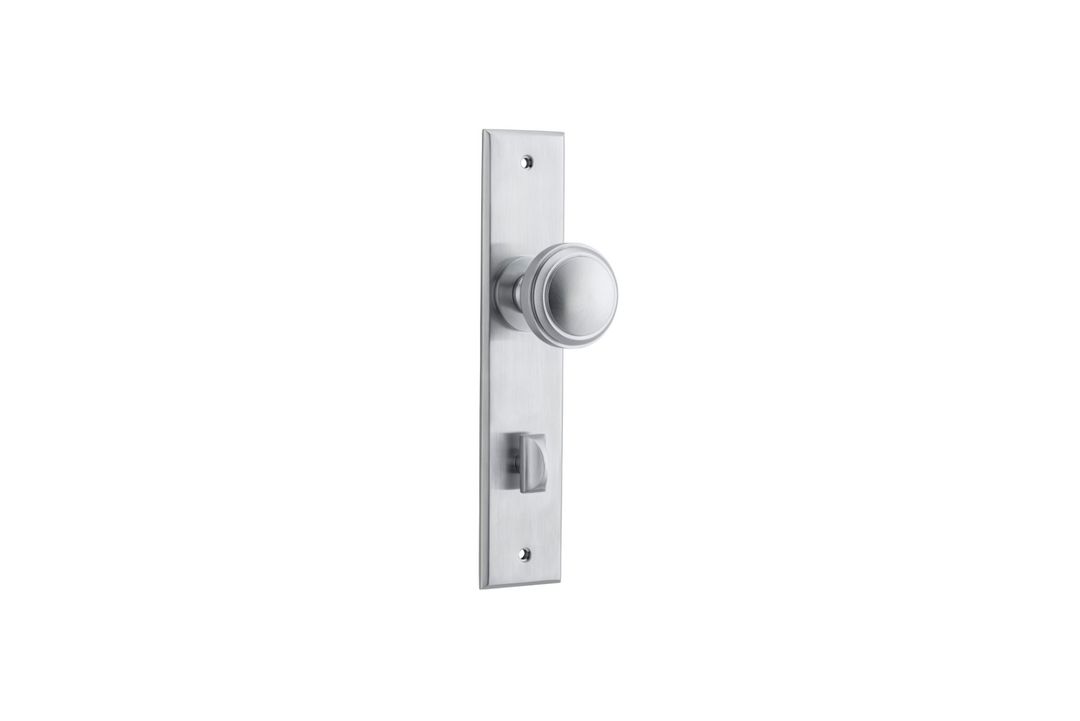 Paddington Knob Chamfered Brushed Chrome