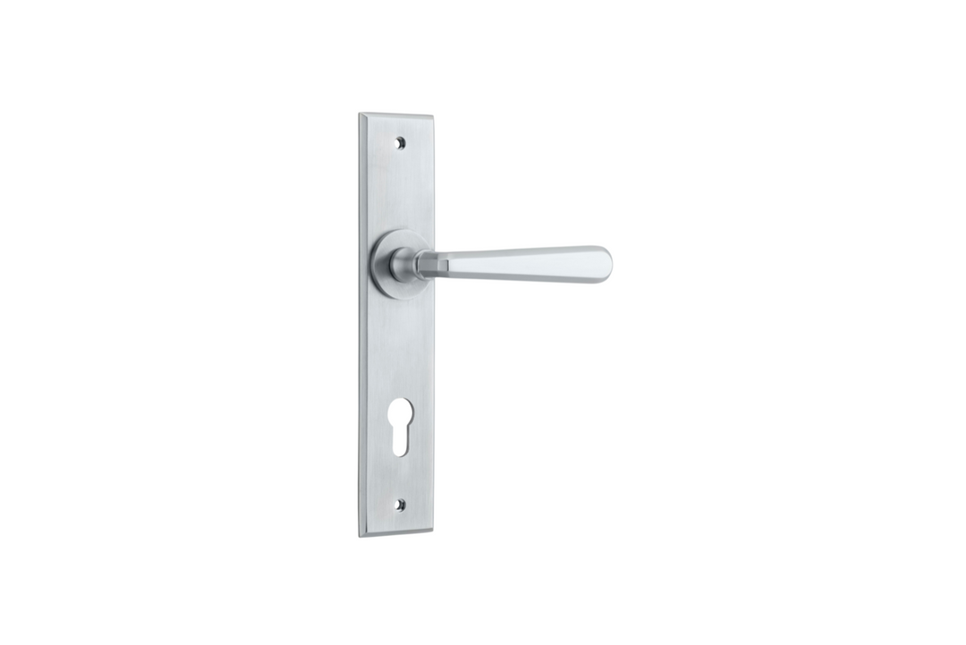 Copenhagen Lever Chamfered Brushed Chrome