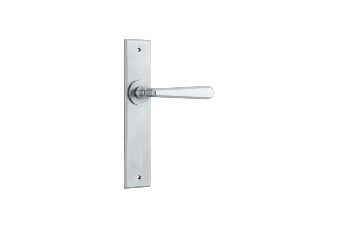 Copenhagen Lever Chamfered Brushed Chrome