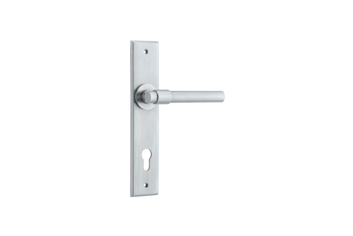 Helsinki Lever Chamfered Brushed Chrome