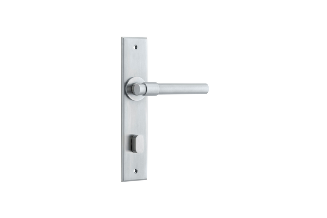 Helsinki Lever Chamfered Brushed Chrome
