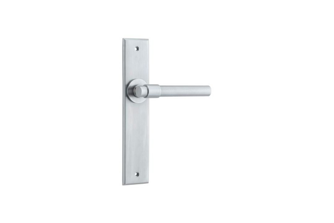 Helsinki Lever Chamfered Brushed Chrome