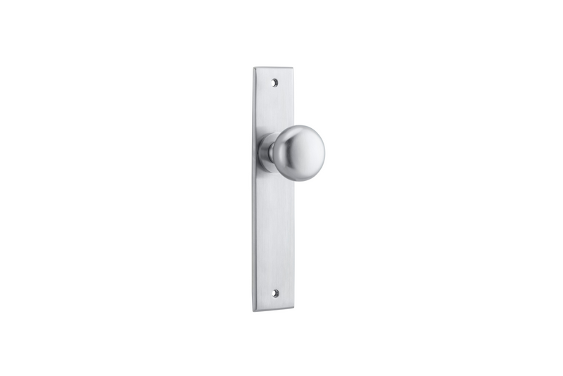 Cambridge Knob Chamfered Brushed Chrome