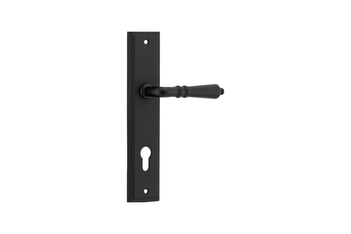 Sarlat Lever Stepped Matt Black