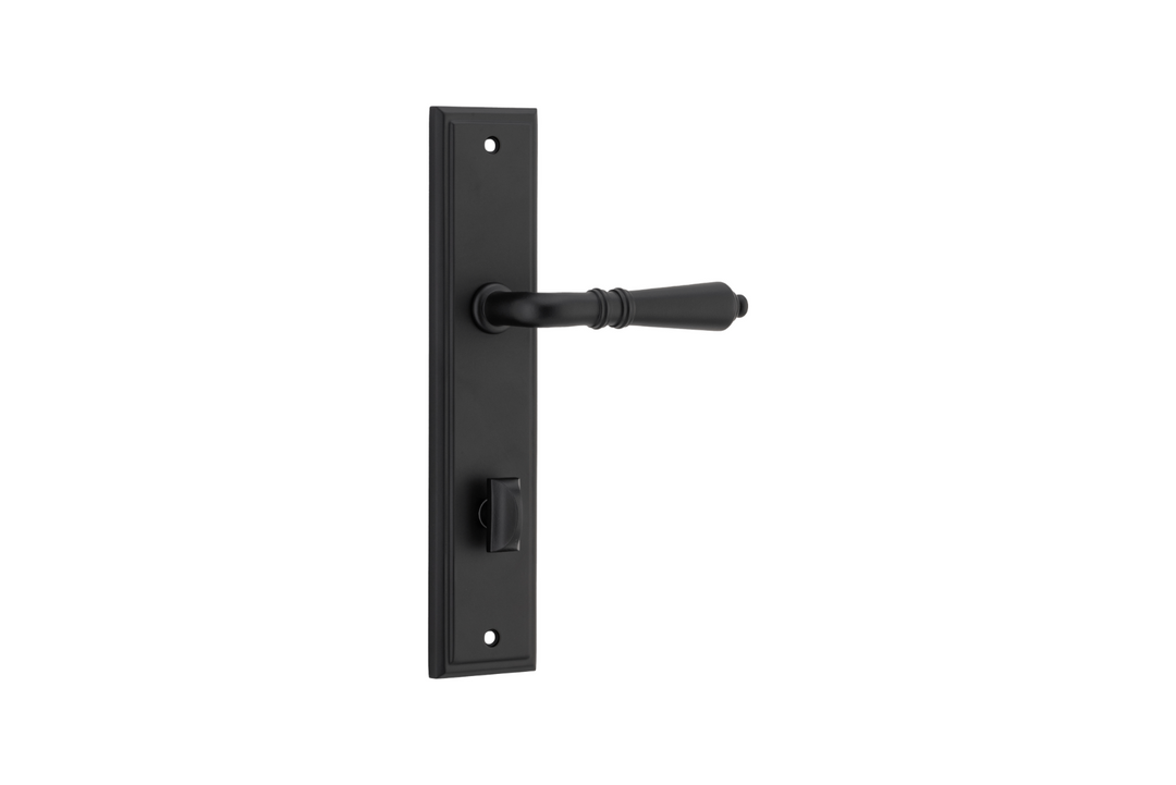 Sarlat Lever Stepped Matt Black