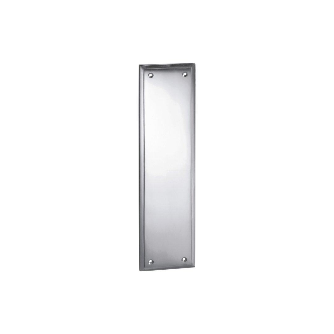 Milton Push Plate Polished Chrome