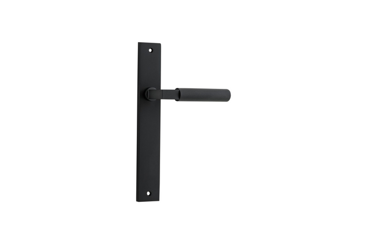 Brunswick Lever Rectangular Matt Black