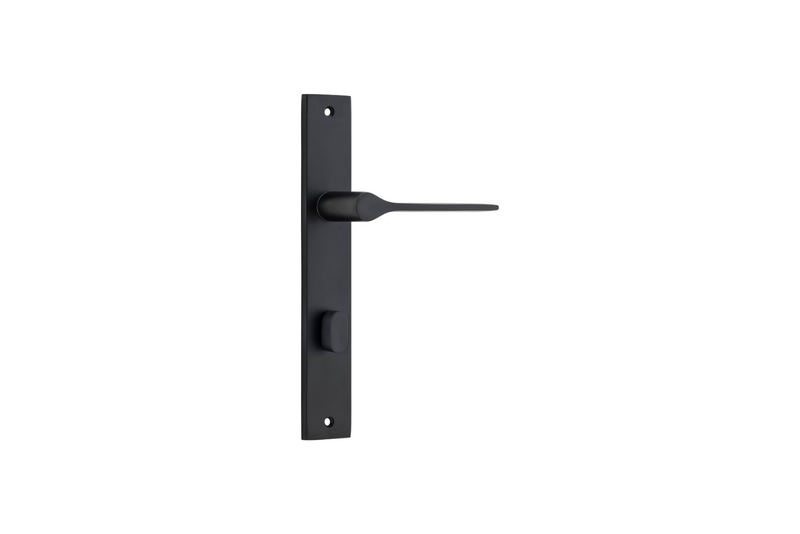 Como Lever Rectangular Matt Black