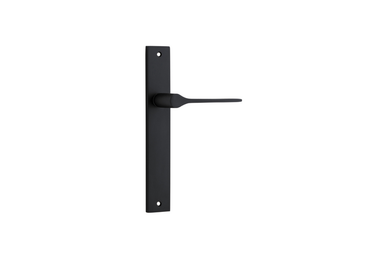 Como Lever Rectangular Matt Black