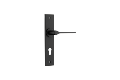 Como Lever Chamfered Matt Black