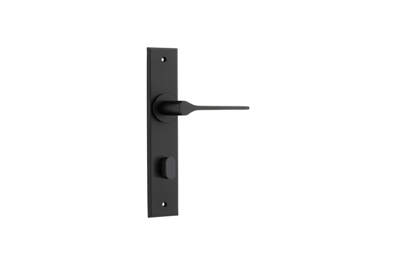 Como Lever Chamfered Matt Black