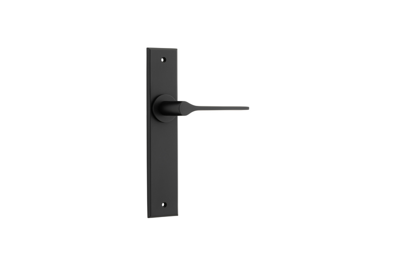 Como Lever Chamfered Matt Black