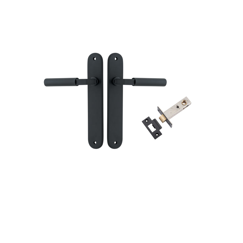 Berlin Lever Oval Matt Black Passage Kit