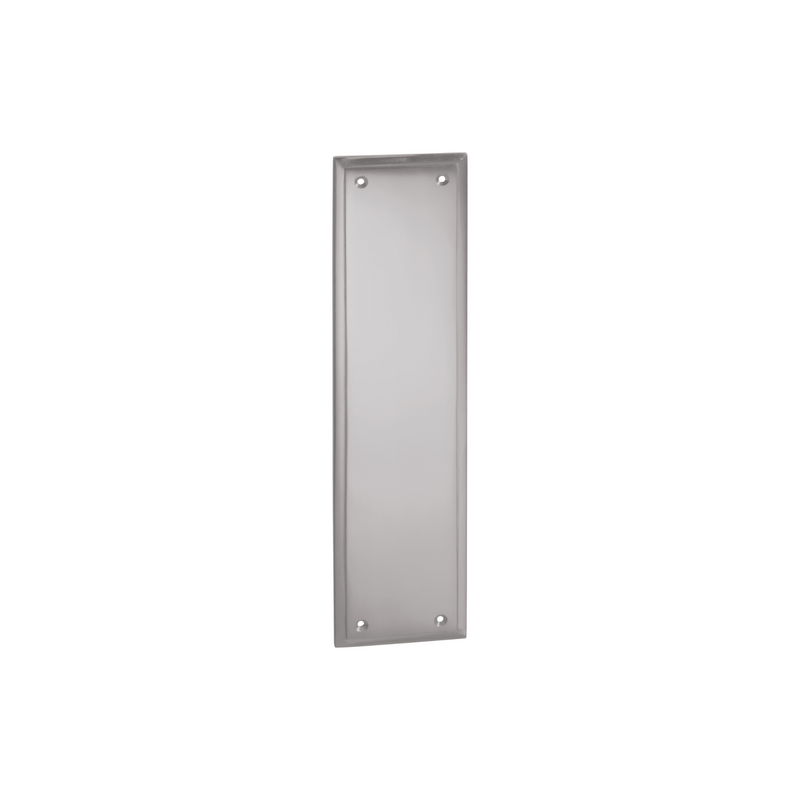 Milton Push Plate Satin Chrome