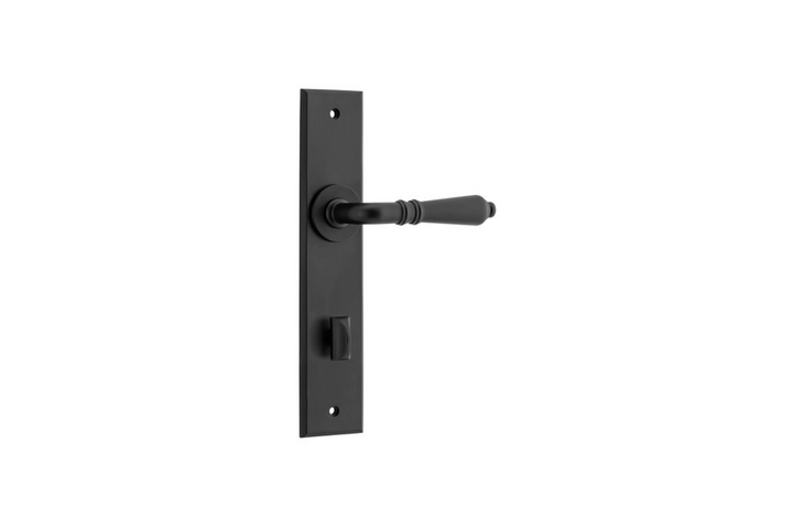 Sarlat Lever Chamfered Matt Black