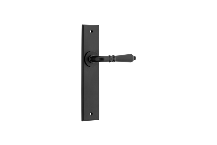 Sarlat Lever Chamfered Matt Black